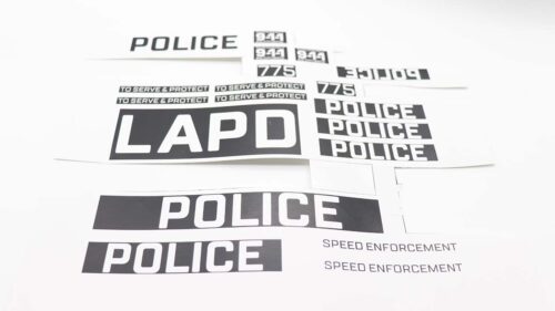 RCcar LAPD Police Vinyls by Model FACTORY / mfactory33