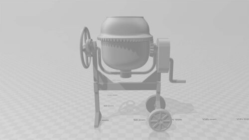 3d printable concrete mixer