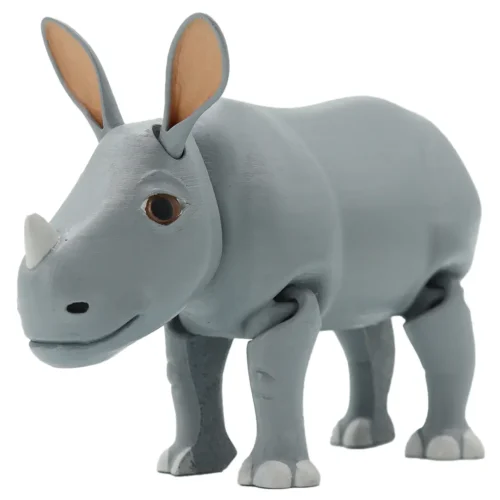 rhinoceros stl articulated 3dprintable