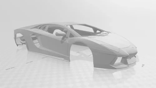 1/10 RC Lamborghini AVENTADOR STL body kit