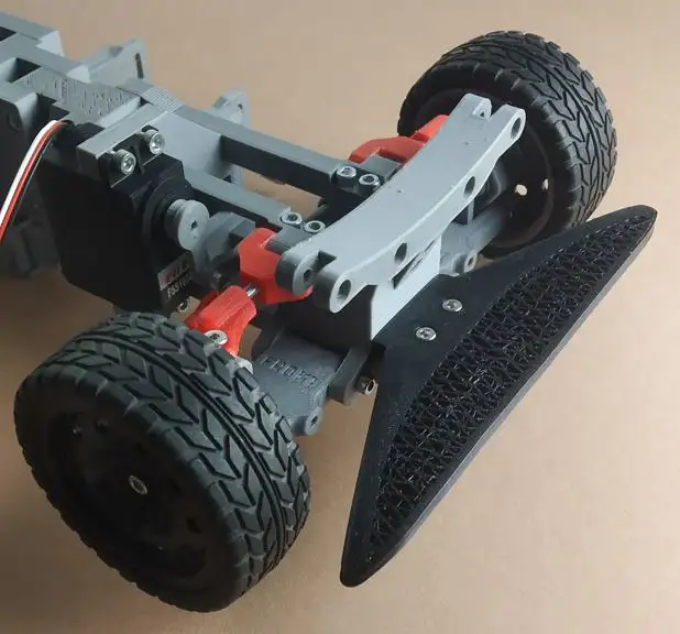 front bumper 3d-printed rc car chassis 1/10 rear 2WD