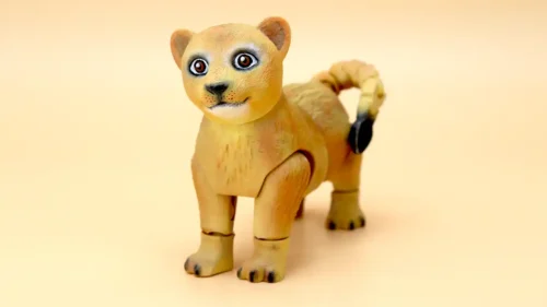 Lion Cub STL file for 3D printing