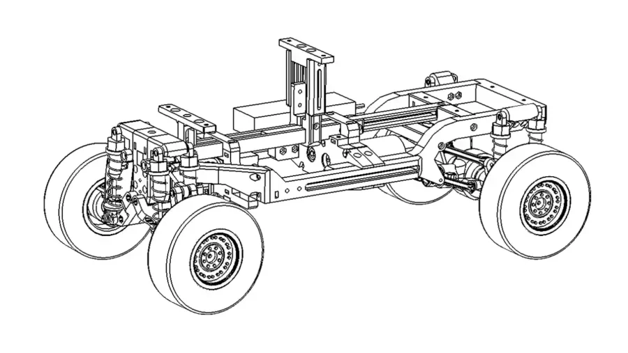 hummer h1 hmc hummw hummvee rc chassis mfactory33 crawler car model factory 02