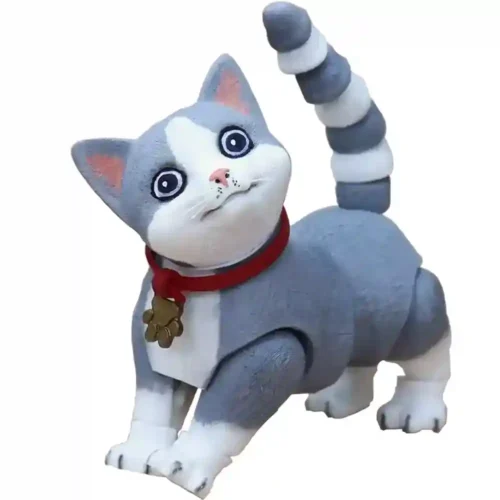 cat stl articulated 3dprintable