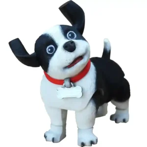 dog stl articulated 3dprintable