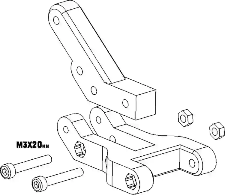 INFINITY Troopy Truck Chassis with ANY Wheelbase, Rear&Front Track fully adjustable!