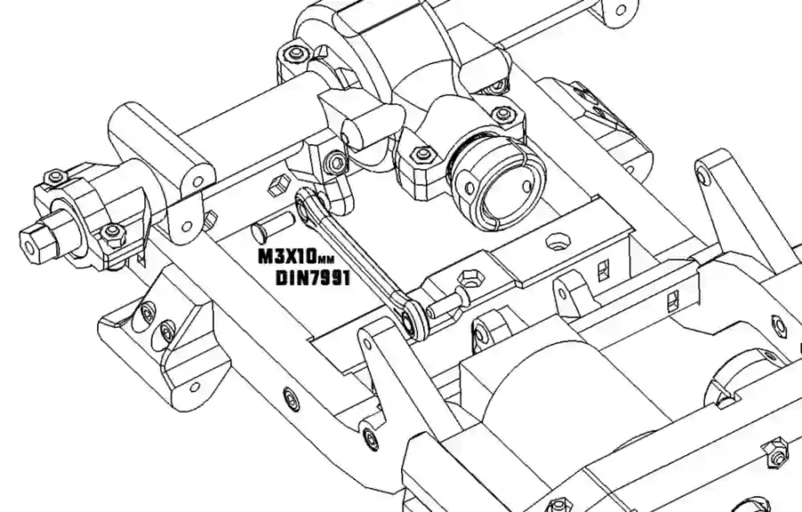 INFINITY Troopy Truck Chassis with ANY Wheelbase, Rear&Front Track fully adjustable!