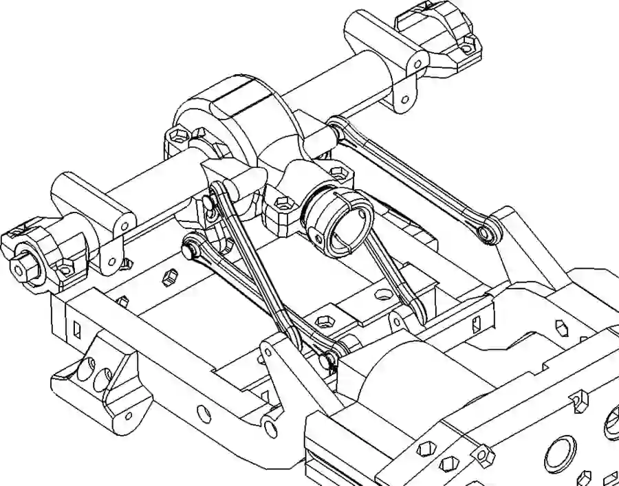 INFINITY Troopy Truck Chassis with ANY Wheelbase, Rear&Front Track fully adjustable!